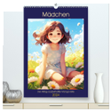 Mädchen. Der Alltag zauberhafter Manga-Girls (hochwertiger Premium Wandkalender 2024 DIN A2 hoch), Kunstdruck in Hochglanz