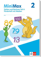 MiniMax 2. Förderheft Zahlen und Rechnen Teil A mit Medien Klasse 2