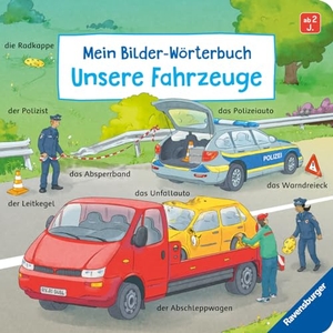 Gernhäuser, Susanne. Mein Bilder-Wörterbuch: Unsere Fahrzeuge. Ravensburger Verlag, 2024.