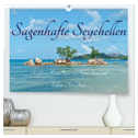 Sagenhafte Seychellen - Idylle im Indischen Ozean (hochwertiger Premium Wandkalender 2024 DIN A2 quer), Kunstdruck in Hochglanz
