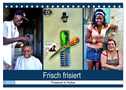 Frisch frisiert - Friseure in Kuba (Tischkalender 2025 DIN A5 quer), CALVENDO Monatskalender