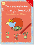 Mein superstarker Kindergartenblock. Konzentrations- und Zählspiele