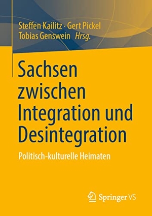 Kailitz, Steffen / Tobias Genswein et al (Hrsg.). Sachsen zwischen Integration und Desintegration - Politisch-kulturelle Heimaten. Springer Fachmedien Wiesbaden, 2021.