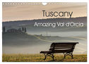 Tuscany Amazing Val d'Orcia (Wall Calendar 2025 DIN A4 landscape), CALVENDO 12 Month Wall Calendar