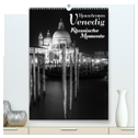 Monochromes Venedig - Klassische Momente (hochwertiger Premium Wandkalender 2025 DIN A2 hoch), Kunstdruck in Hochglanz