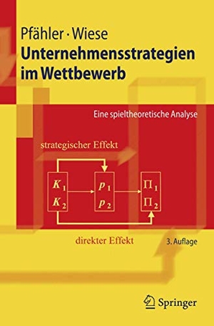 Wiese, Harald / Wilhelm Pfähler. Unternehmensstrategien im Wettbewerb - Eine spieltheoretische Analyse. Springer Berlin Heidelberg, 2008.