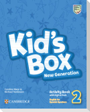 Kid's Box New Generation Level 2 Activity Book with Home Booklet and Digital Pack English for Spanish Speakers