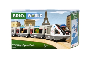 BRIO World - 36087 Trains of the World TGV Hochgeschwindigkeitszug | Spielzeuglok für Kinder ab 3 Jahren. Ravensburger Spieleverlag, 2023.