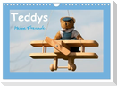 Teddys Meine Freunde (Wandkalender 2025 DIN A4 quer), CALVENDO Monatskalender