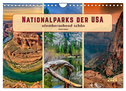 Nationalparks der USA - atemberaubend schön (Wandkalender 2024 DIN A4 quer), CALVENDO Monatskalender
