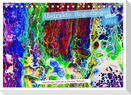 Abstrakte Regenbogen (Tischkalender 2024 DIN A5 quer), CALVENDO Monatskalender