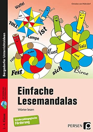 Pufendorf, Christine von. Einfache Lesemandalas - Wörter lesen (2. bis 4. Klasse). Persen Verlag i.d. AAP, 2020.