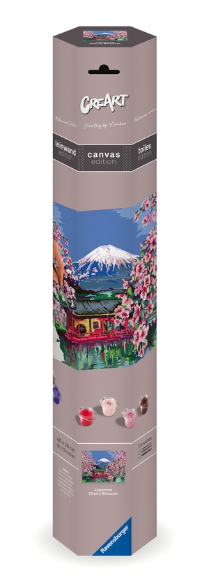CreArt, Malen nach Zahlen Canvas Leinwand - Japanische Kirschblüten - Malen nach Zahlen auf Leinwand!. Ravensburger Spieleverlag, 2024.