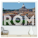 Historische Stadt am Tiber ROM (hochwertiger Premium Wandkalender 2024 DIN A2 quer), Kunstdruck in Hochglanz