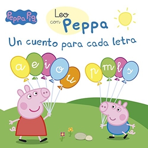 Hasbro / Eone. Peppa Pig. Un cuento para cada letra, a, e, i, o, u, p, m, l, s. Ediciones Beascoa, 2016.