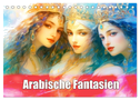 Arabische Fantasien (Tischkalender 2025 DIN A5 quer), CALVENDO Monatskalender