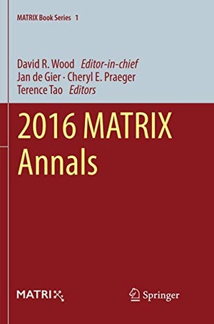 de Gier, Jan / Terence Tao et al (Hrsg.). 2016 MATRIX Annals. Springer International Publishing, 2018.
