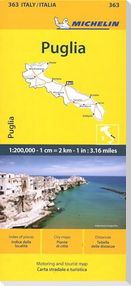 Michelin Map Italy: Puglia 363