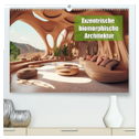Exzentrische biomorphe Architektur (hochwertiger Premium Wandkalender 2025 DIN A2 quer), Kunstdruck in Hochglanz