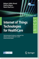 Internet of Things Technologies for HealthCare