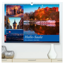 Halle-Saale - Die schönsten Ansichten (hochwertiger Premium Wandkalender 2024 DIN A2 quer), Kunstdruck in Hochglanz