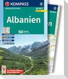 KOMPASS Wanderführer Albanien, 50 Touren mit Extra-Tourenkarte
