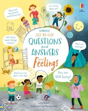 Bryan, Lara. Lift-the-Flap Questions and Answers About Feelings. Usborne Publishing, 2022.