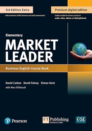 Cotton, David / Falvey, David et al. Market Leader 3e Extra Elementary Student's Book & eBook with Online Practice, Digital Resources & DVD Pack. Pearson, 2020.