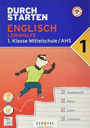 Zach, Franz / Eisinger-Müllner, Nicole et al. Durchstarten 1. Klasse - Englisch AHS/ BHS - Lernhilfe - Übungsbuch mit Lösungen. Veritas Verlag, 2019.