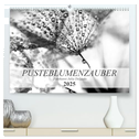 Pusteblumenzauber in schwarzweiß (hochwertiger Premium Wandkalender 2025 DIN A2 quer), Kunstdruck in Hochglanz