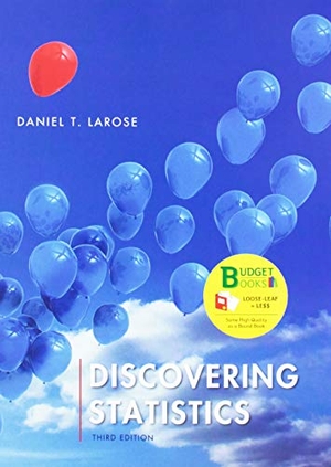 Larose, Daniel T / Sapling Learning. Loose-Leaf Version for Discovering Statistics & Sapling Homework-Only for Statistics (Six-Month Access). W. H. Freeman, 2018.