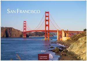 San Francisco Kalender 2027 - Wandkalender | Fotokalender Nordamerika 35x50cm - Faszinierende Bilder aus der Stadt der Hügel, perfekt als Deko & Geschenkidee. Casares Fine Art Edition, 2026.