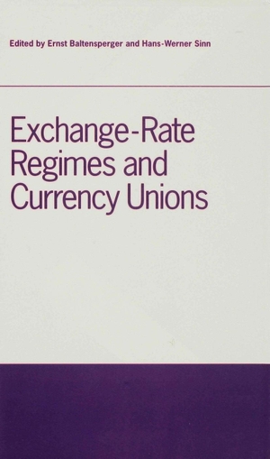 Baltensperger, Ernst / Hans-Werner Sinn (Hrsg.). Exchange-Rate Regimes and Currency Unions - Proceedings of a Conference Held by the Confederation of European Economic Associations at Frankfurt, Germany, 1990. Springer, 1992.