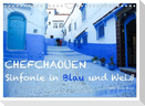 Chefchaouen - Sinfonie in Blau und Weiß (Wandkalender 2024 DIN A4 quer), CALVENDO Monatskalender