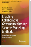 Enabling Collaborative Governance through Systems Modeling Methods