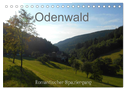 Odenwald - Romantischer Spaziergang (Tischkalender 2025 DIN A5 quer), CALVENDO Monatskalender