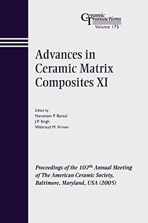 Bansal / Kriven Wm et al. Adv Ceramic Mtrx #11 CT V 175. John Wiley & Sons, 2006.