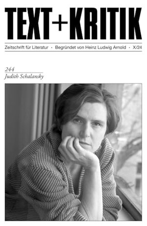 Judith Schalansky. Edition Text + Kritik, 2024.