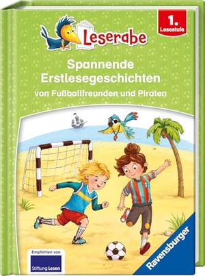 Tino / Claudia Ondracek. Leserabe Sonderausgaben - Spannende Erstlesegeschichten von Fußballfreunden und Piraten. Ravensburger Verlag, 2025.