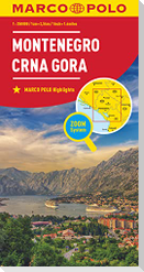 MARCO POLO Länderkarte Montenegro 1:250.000