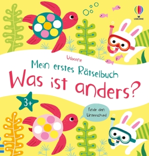 Mein erstes Rätselbuch: Was ist anders? - Mitmachbuch mit altersgerechten, vielfältigen Finde-den-Unterschied-Suchbildern - ab 3 Jahren. Usborne Verlag, 2024.