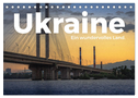 Ukraine - Ein wundervolles Land. (Tischkalender 2025 DIN A5 quer), CALVENDO Monatskalender
