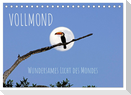 Vollmond: Wundersames Licht des Mondes (Tischkalender 2025 DIN A5 quer), CALVENDO Monatskalender