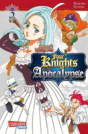 Nakaba, Suzuki. Seven Deadly Sins: Four Knights of the Apocalypse 3 - Actionreiche Fantasy-Abenteuer um die Vier Ritter der Apokalypse. Carlsen Verlag GmbH, 2022.