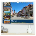 Murten ¿ Historischer Charme am Ufer des Murtensees (hochwertiger Premium Wandkalender 2025 DIN A2 quer), Kunstdruck in Hochglanz