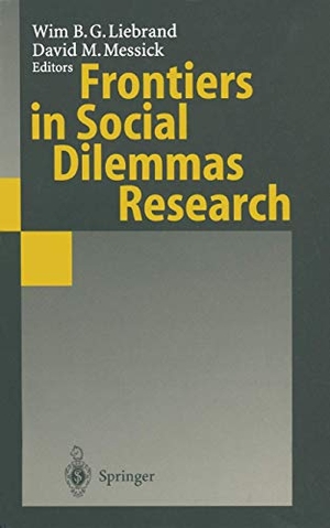 Messick, David M. / Wim B. G. Liebrand (Hrsg.). Frontiers in Social Dilemmas Research. Springer Berlin Heidelberg, 2012.