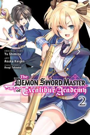 Shimizu, Yu. The Demon Sword Master of Excalibur Academy, Vol. 2 (Manga). Yen Press, 2023.