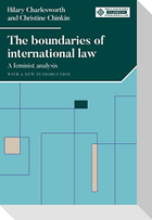 The boundaries of international law