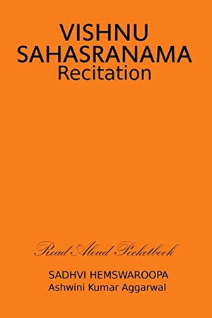 Aggarwal, Ashwini Kumar. Vishnu Sahasranama Recitation. Amazon Digital Services LLC - Kdp, 2020.