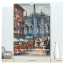 Ein Hauch von Impressionismus ¿ Aquarelle von Isolde Gänesch (hochwertiger Premium Wandkalender 2025 DIN A2 hoch), Kunstdruck in Hochglanz